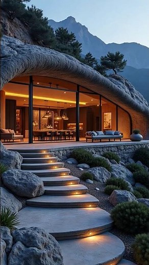 INSANE Underground House! 😱🏡 Modern, Minimalist & Eco-Friendly 🌿✨