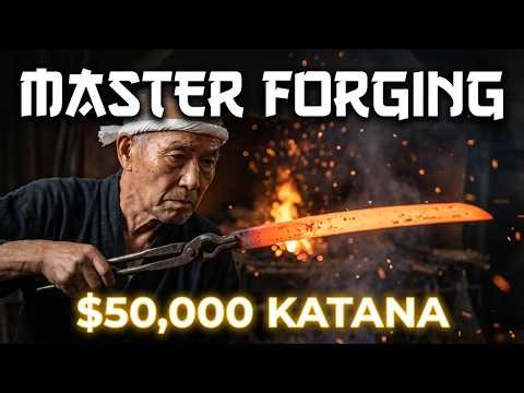 Inside the $50,000 Samurai Sword Factory | Ancient Japanese Secrets Meet Modern Forge (Full Process)