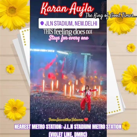 KARAN AUJLA: J.L.N STADIUM, NEW DELHI #india#delhi #karanaujla#ppopculture #dmrc #ienergizer