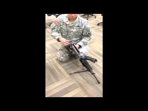 M249 SAW Clear And Disassemble