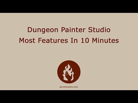 Dungeon Painter Studio features in 10 minutes.
