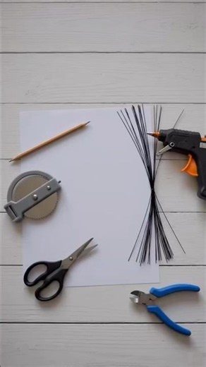 🌸DIY White Eucalyptus Plant | Easy Paper Flower Craft✨🌸. #shorts #trending