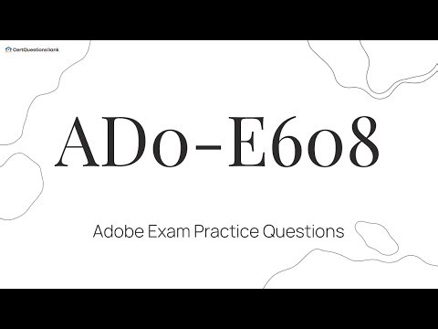 AD0-E608 Adobe Customer Journey Analytics Business Practitioner Professional Exam with Explanations