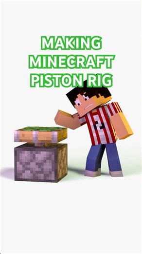 Making a #minecraft piston rig!