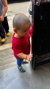 Cute neighbour milne ayi jenny ko ❤️ #jennythelab | jenny.the.lab