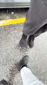 Timberland boots stomping an antique camera #crushing #stomping #trampling