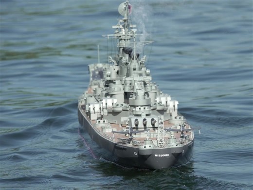 遥控船 RC船 1/100 二战密苏里战列舰