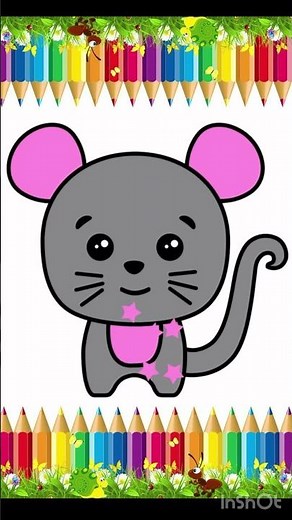 Mouse Coloring Page