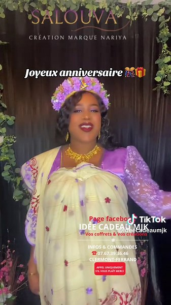 Al hamdouliallah merci à Dieu pour tout ,joyeux anniversaire a moi même que dieu me donne une bonne santé et pleins de belles choses à l’avenir inchallah.Merci beaucoup mes fidèles clients et clientes pour le soutien que vous m’apporter aux quotidiens Al hamdouliallah.le salouva est disponible pour les groupes mais aussi en détails pour les intéressés SALOUVA,BODY & COURONNE Créations marque NARIYA #Clermont #rennes #marseille #paris #mayotte976 @LES COFFRETS NARIYA @IDÉE CADEAU MJK @ENSEMBLES P