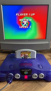 Robotron 64 kind of day, simple arcade-y stuff with pretty trippy looking visuals. ==================== #robotron #robotron64 #midway #arcade #videogames #retrogaming #nintendo64 #n64 #nintendo #shvcnerds | Videogamebear