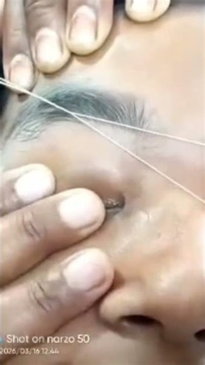 eyebrow threading #shorts# Beauty life 2024#music