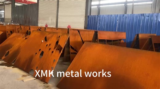 Corten Steel Facade Curtain Wall Exterior Wall Cladding Designs Rust Wall Cladding Panel