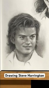 Drawing Steve Harrington from Stranger Things! #strangerthings #drawing #steveharrington