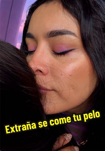 Nuevo video en YT! 💜 #mecomotucabello #asmrroleplay #eatingyourhair #gesasmr #mouthsounds