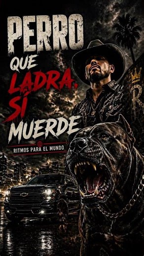 Aquí el perro que ladra sí muerde 🔥🐺 #corridos #corridosbelicos #shorts