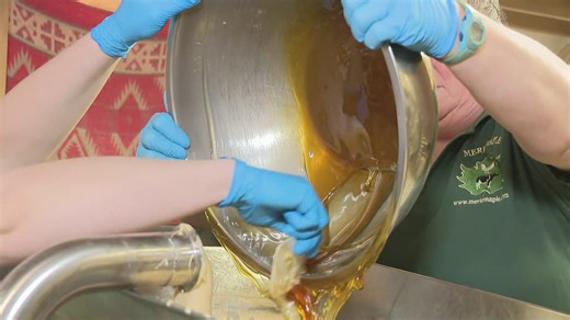 Merle Maple Farm says this is one of their best seasons for maple production