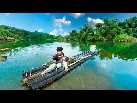 Orphan Boy Uses Snails to Fish Before a Sudden Rainstorm