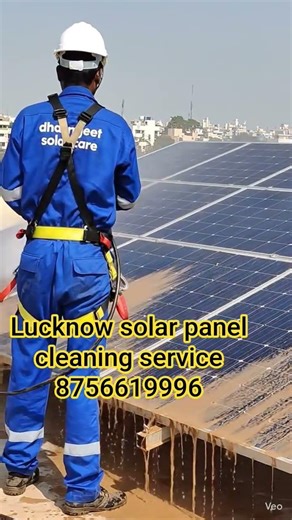 Solar Panel Cleaning Service in Lucknow | Dharmjeet Solar Care