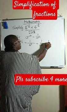Simplification of fractions#mathematica #mathematician #mathematics #education #mathstricks