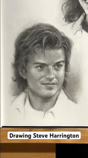 Drawing Steve Harrington from Stranger Things! #strangerthings #drawing #steveharrington