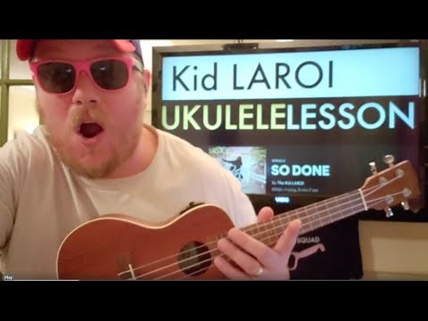 How To Play SO DONE ukulele The Kid LAROI // easy ukulele tutorial beginner lesson easy chords