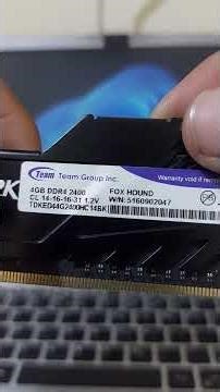 Cara membaca label RAM merk Team