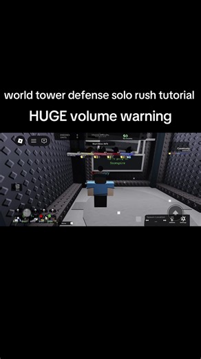 World Tower Defense Solo Rush Tutorial for Roblox
