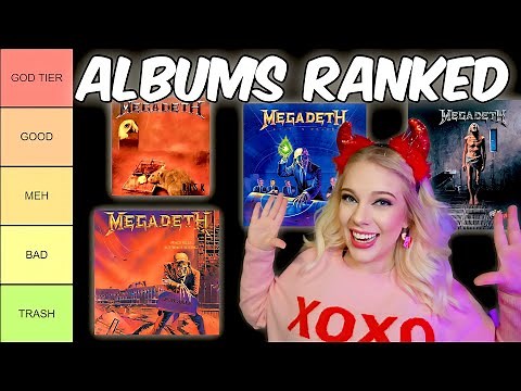 Ranking MEGADETH Albums! | Tier List
