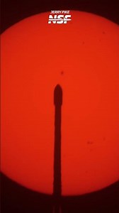 Falcon 9 Transits The Sun #space #Falcon9 #SpaceX #rocket