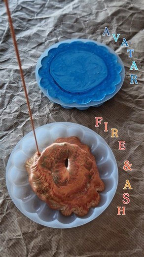 Nook Decor Studio | Handcrafted Home Decor on Instagram: "I think this will be a series of videos/ pieces. I love cinema and movies 📽️🎬🍿 and making creations like these lets me merge two of my passions 🤗❤️✨ I started with Wicked set, that I loved 💚🩷 I was a bit angry at myself that I didn't make a Stranger Things piece but if I would get enough comments of some od you wanting to see it I would gladly make it 🤗⬇️✍🏻 But now it's time for Avatar inspired set. This is part 1 - part 2 will co