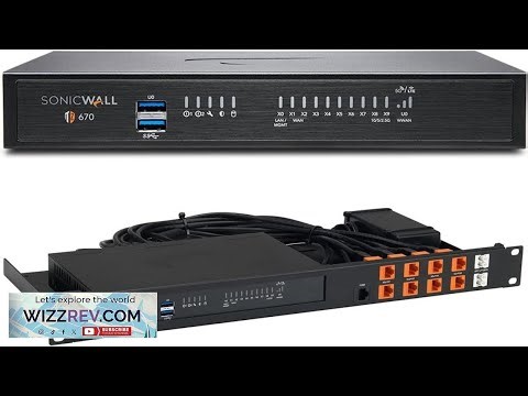 SonicWall TZ670 Network Security Appliance and 3YR Secure Upgrade Plus Essential Edition
