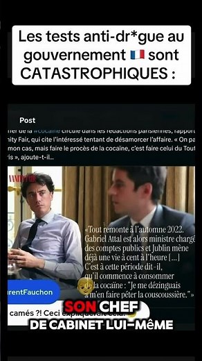 Are our leaders 🇫🇷 all on C*CAINE? 🤪