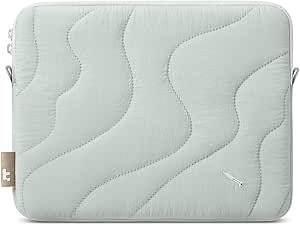 tomtoc 360 Protective Puffy Tablet Sleeve for 2026 11-inch iPad Air M4/M3, iPad Pro 2025 (M5/M4), iPad (A16) with Magic Keyboard/Smart Keyboard Folio, Quilted Soft Puffer iPad Case Bag