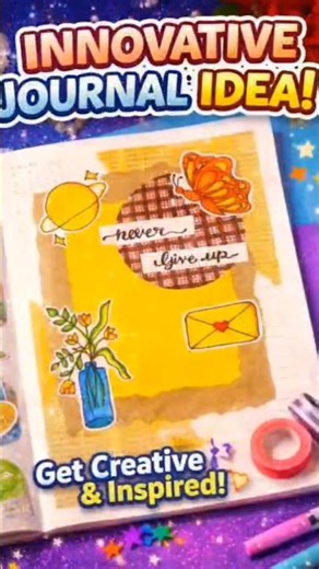 👉 “This Journal Idea Will Change Your Creativity 😍✨” #art #diy #journal #scrapbooking #craft #shorts