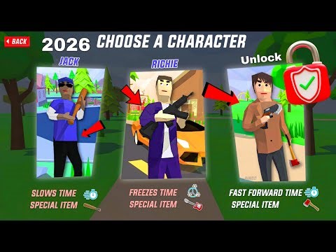 FINALLY ALL CHARACTERS UNLOCKED!🔓in Dude Theft Wars New Update 2026! The New Update.😎