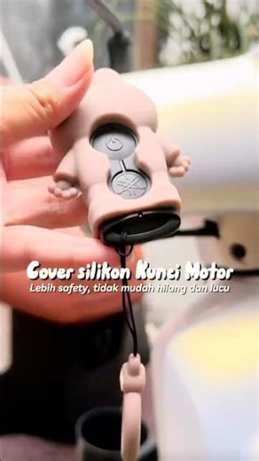 Cute silicone motorbike key protector