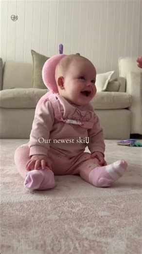 Almost six months and sitting 🩷 Mombabyusa Usa 💕 #MombabyusaUsa