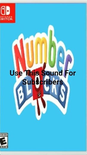 Number Blocks On Nintendo Switch / Use The Sound For Subscribers