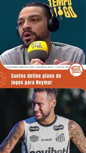 NEYMAR VAI EMBALAR AGORA? 👀 @rafaelesgrilis e @ranieri_andre falam sobre a programação do Neymar para os próximos jogos e a expectativa é clara: será que agora o camisa 10 consegue ganhar ritmo, jogar 90 minutos pelo menos na Vila e engatar uma sequência? A ideia é que, com minutos de verdade e presença constante em campo, o Ney volte a se colocar no radar forte da Seleção pensando na Copa. E aí, pra você, o Neymar precisa jogar 90 minutos com frequência pra convencer ou só estar bem fisicament