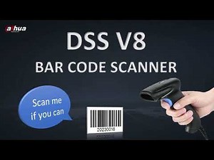 DSS PRO V8 - USB Bar code scanner integration