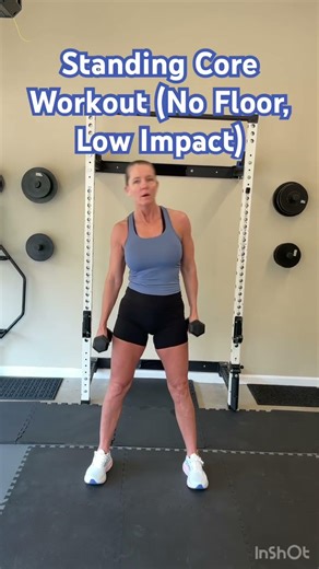 Low-impact standing core workout for beginners Start here https://kristibaxley.gumroad.com/l/fuydvx
