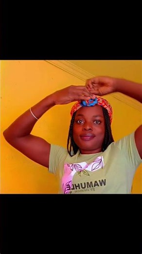 Quick and Easy Head Wrap Styles With Braids #shortsfeed #shorts#headwrap