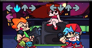 Caramelldansen over Blammed Mod for Friday Night Funkin' | FNF Mods