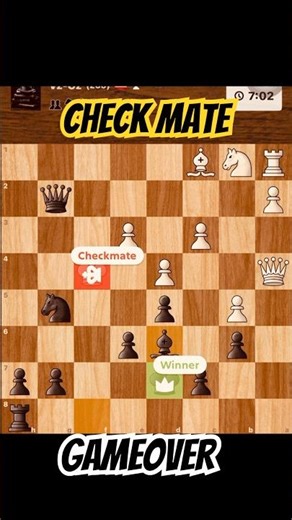 Game Over. King Trapped 🚫👑 🔥 #chess #chessgame