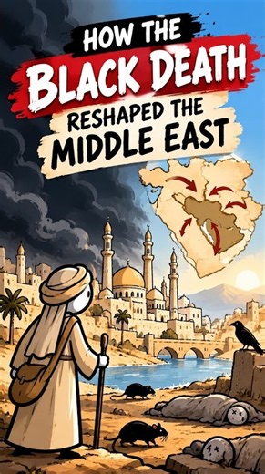 How the Black Death reshaped the Middle East #history #facts #knowledge#animation #fyp #disaster