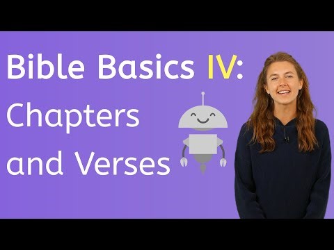 Bible Basics IV: Chapters and Verses - Bible Basics for Kids!