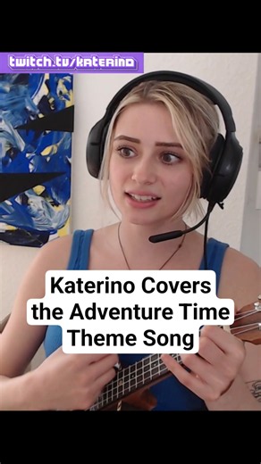 Katerino Covers the Adventure Time Theme Song #ukulele #cover