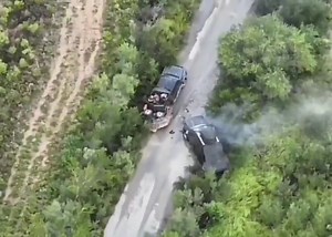 You might think this video of drone warfare and a tank battle with a .50 cal machine gun is in Ukraine or Gaza or some other far off war zone. But it’s right near our border. It’s the Mexican cartels. We need a security agreement with Mexico and we need it now. We have to take on this terrorist insurgency. | Dan Crenshaw