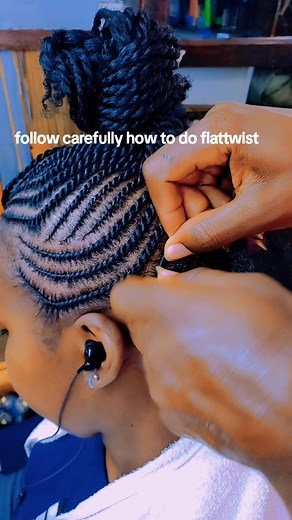 Easy Flat Twist Hairstyles Tutorial