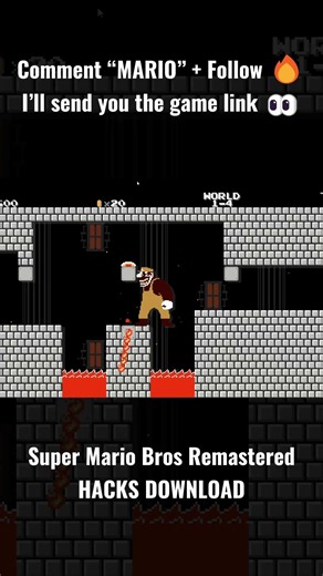 This Is NOT Mario… 😨 Mario 85 Horror Took Over Super Mario Bros Remastered!